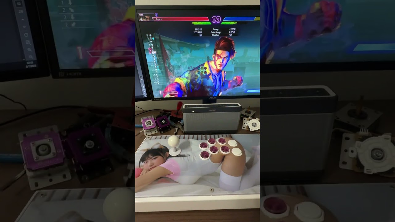 LUKE SA2 CORNER COMBO HANDCAM #sf6 #sf6luke #streetfighter #handcam #arcadestick #fgc