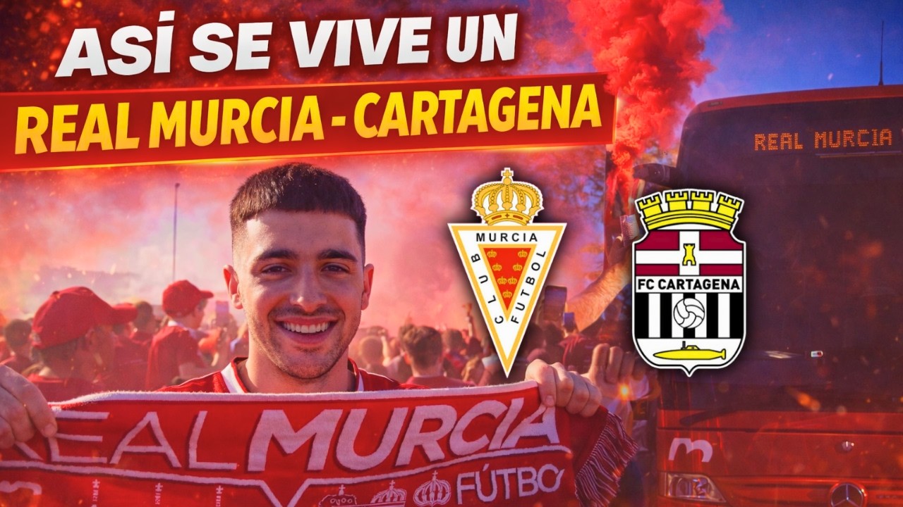 Así se vive un REAL MURCIA vs CARTAGENA | Vlog DERBI MURCIANO | Samu Martinez