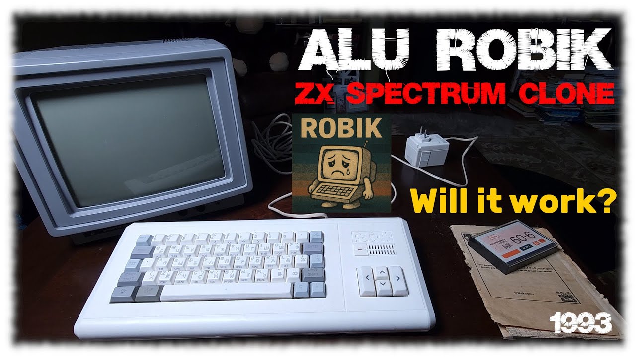 ALU Robik, a Soviet-designed ZX Spectrum clone — will it work after being stored for over 30 years?