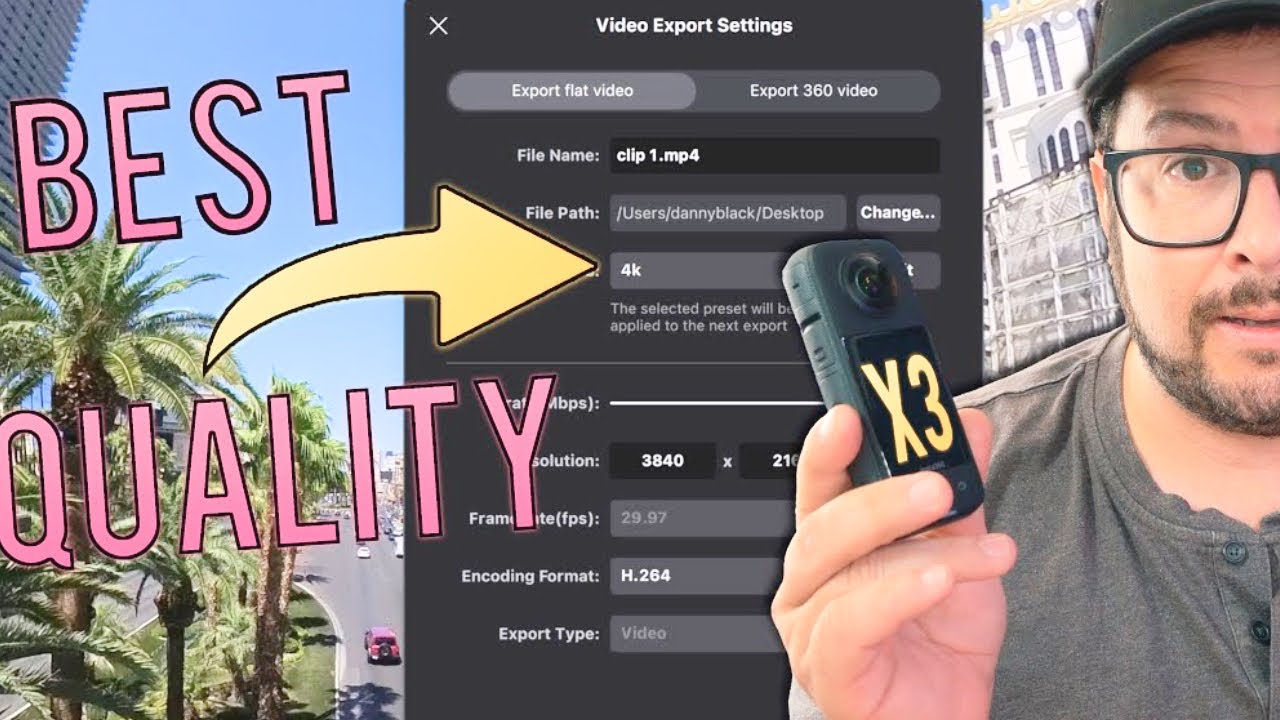 Insta360 X3 ЛУЧШЕЕ КАЧЕСТВО ЭКСПОРТА И БОЛЬШЕ СОВЕТОВ! 💯