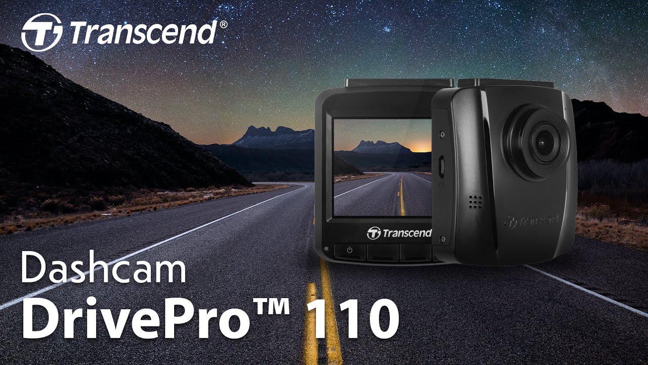 Transcend DrivePro 110 - Keeping you safe, day and night.