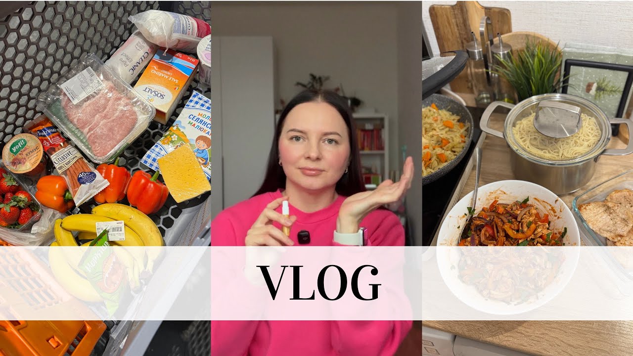 САЛАТ з куркою та томатною заправкою🥗Продуктовий шопінг в СІЛЬПО 🛒Життя під час ТРИВОГ  