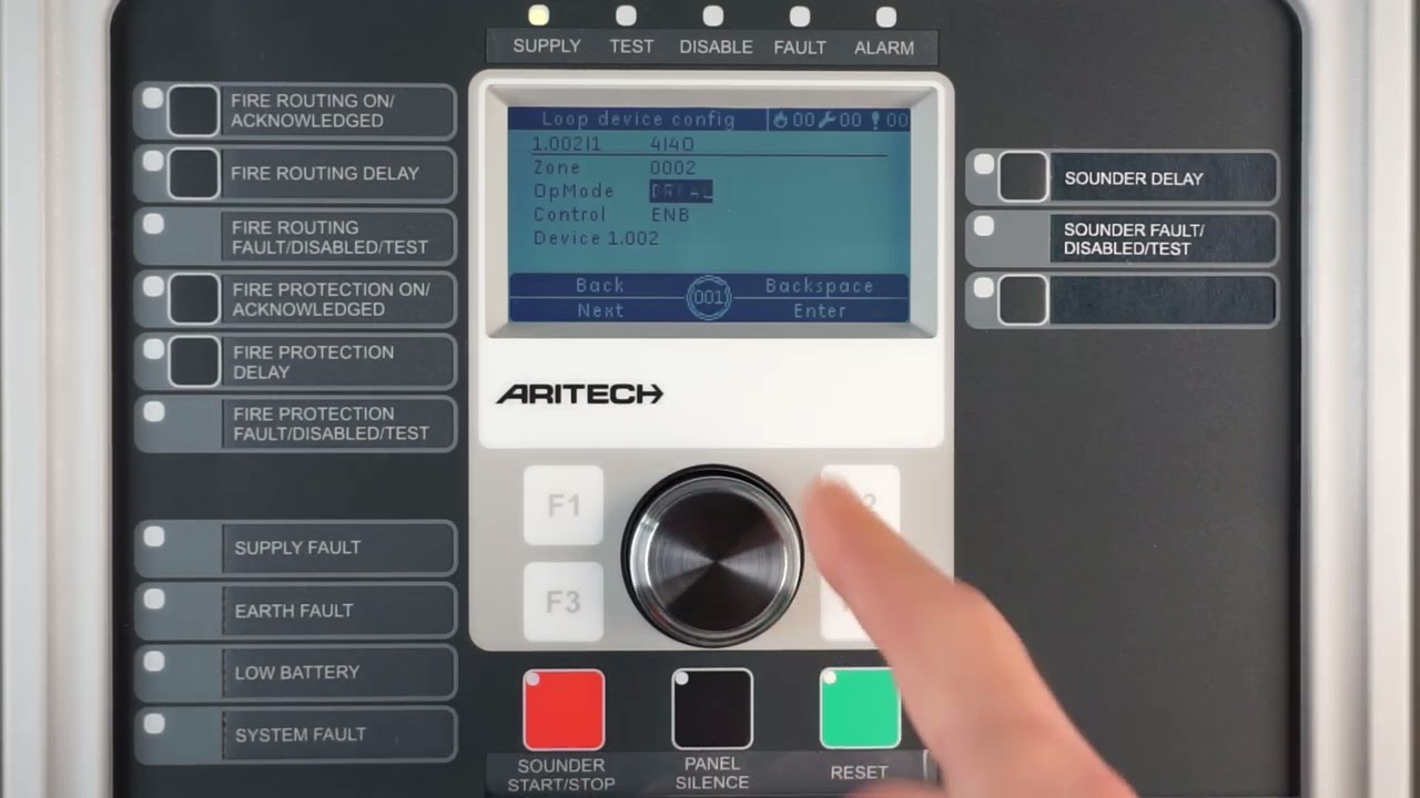 Changing the input settings on IO2034NC Module - Aritech 2X Control Panel
