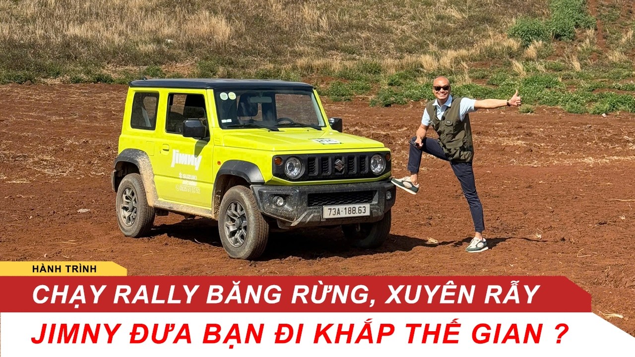 Mang Jimny chạy rally giữa đại ngàn Tây Nguyên: rừng không có lối thì ta mở đường!
