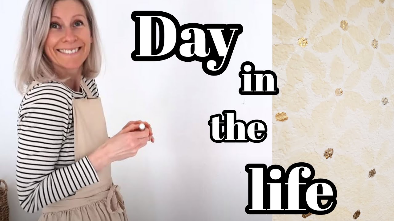 DAY IN THE LIFE- STARTING THE MURAL- home decor DIY
