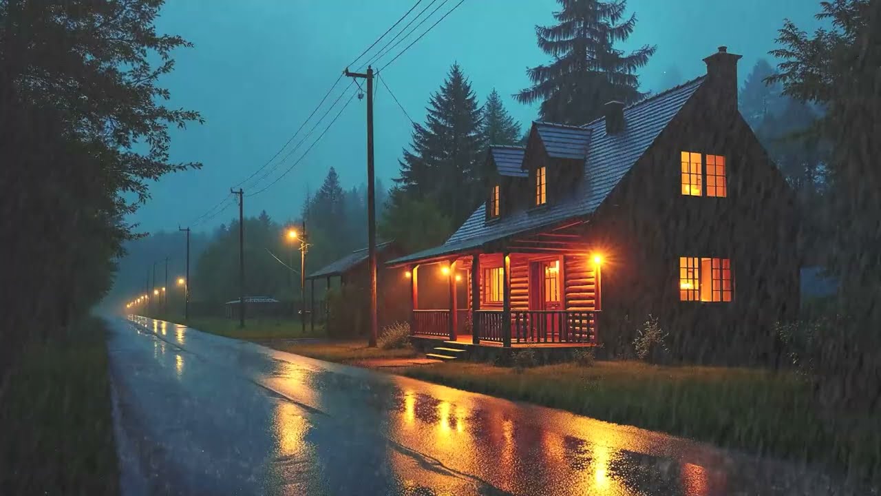 Relax, breathe deeply, and let the rain guide you into restful sleep. 🌙
