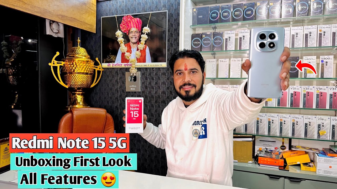Redmi Note 15 5G First Unboxing! 😱 Full Specs & Overview | Price In Offline Market |🔥 Unboxing video