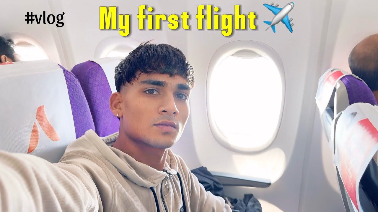 My first flight, Mumbai to Prayagraj ￼#vlog #neerajmajhi