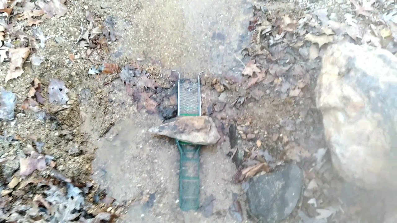 Customized sluices and bucket rig for recovering GOLD in Gold Hill, North Carolina