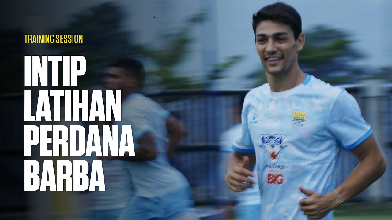 Federico Barba Jalani Latihan Perdana Bersama PERSIB | Training Session