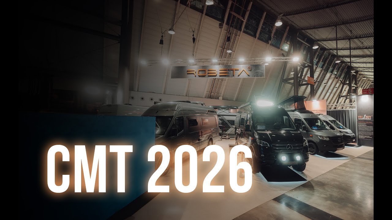 Comfort, Perfected. | 5 Novelties @ CMT Stuttgart | Robeta Campervans 2026