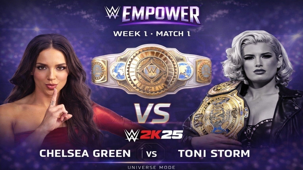 FULL MATCH: Chelsea Green vs Toni Storm – Women’s IC Title | Empower Week 1 | WWE 2K25 Universe Mode