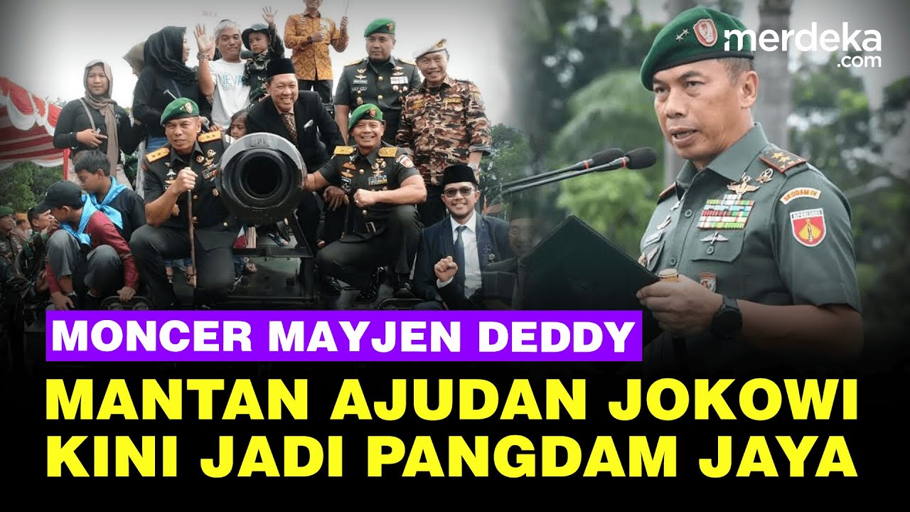 Profil Mayjen TNI Deddy Suryadi Eks Ajudan Jokowi, Darah Kopassus Jadi Pangdam Jaya