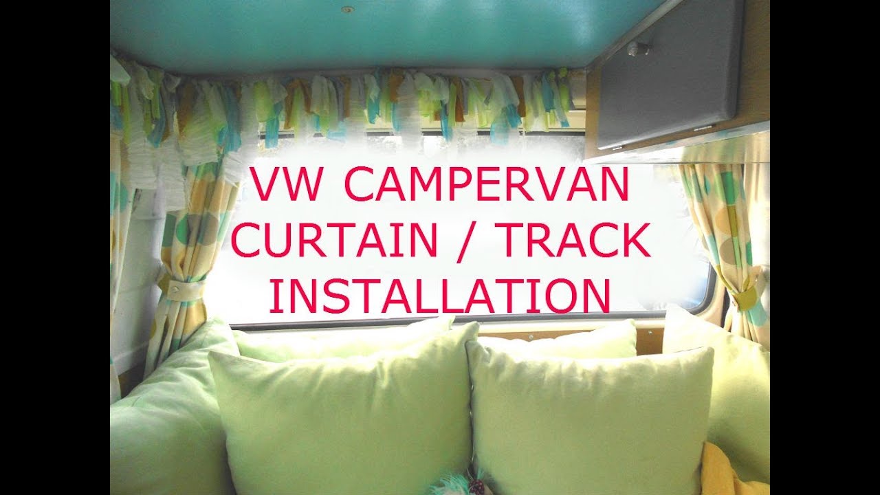 Campervan Silent Gliss Curtain Track & Curtain Installation