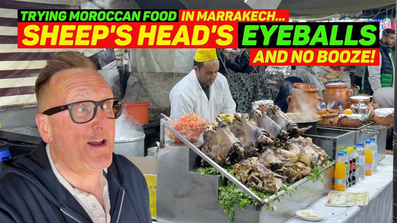 Пробую марокканскую кухню в Марракеше: овечья голова, глазные яблоки и никакого алкоголя!