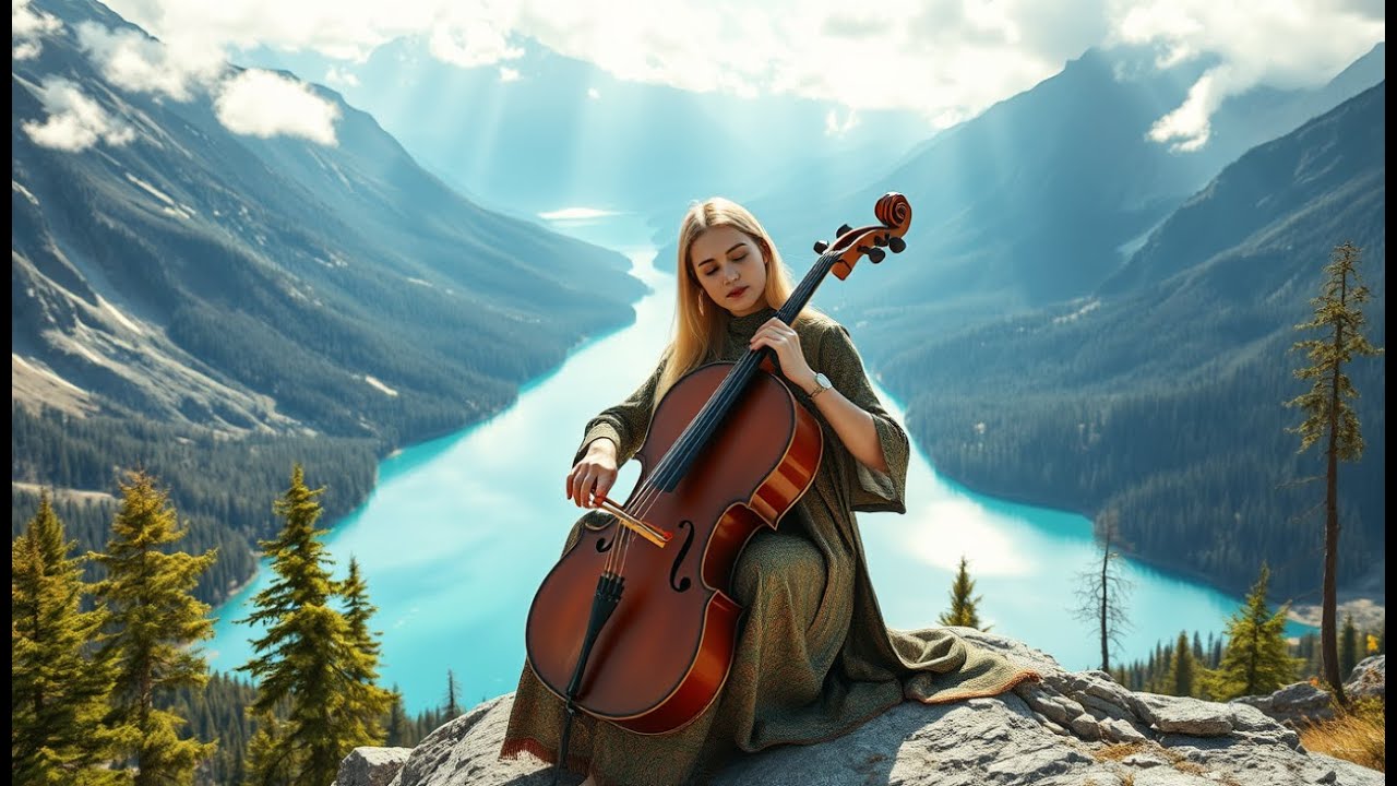 Galactic Cello Valse | 80s Romance Meets Cosmic Crescendos | Lustful Strings & Droning Vocals