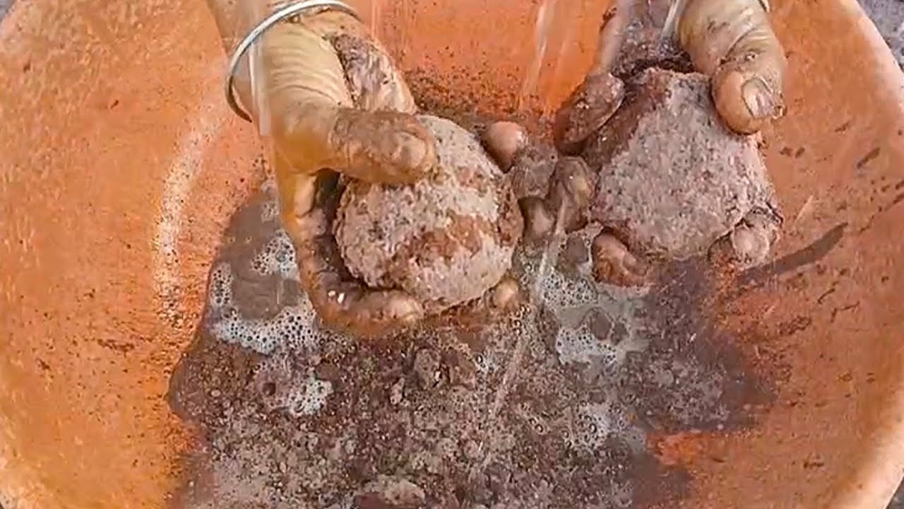 NEW🔊Very Very Dusty Soft Pure Reddirt Crumbling With Water Fall Like Rain🌧️Oddly Satisfying