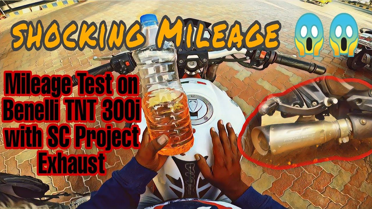 mileage test on benelli tnt 300 with sc project exhaust in telugu| #telugumotovlogs #mani rc 200