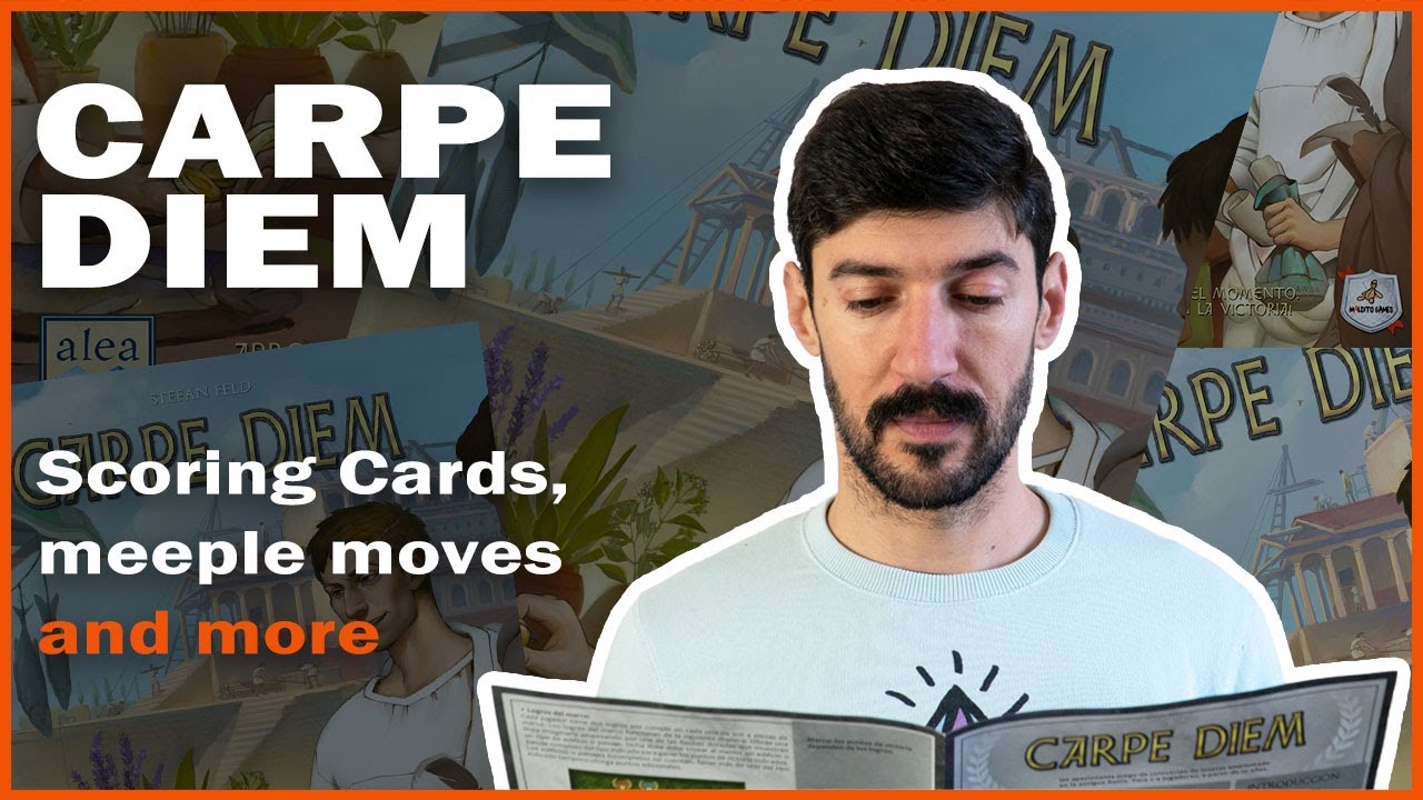Carpe Diem - Learn how to score cards using bread and how to move your meeple | Rules Review