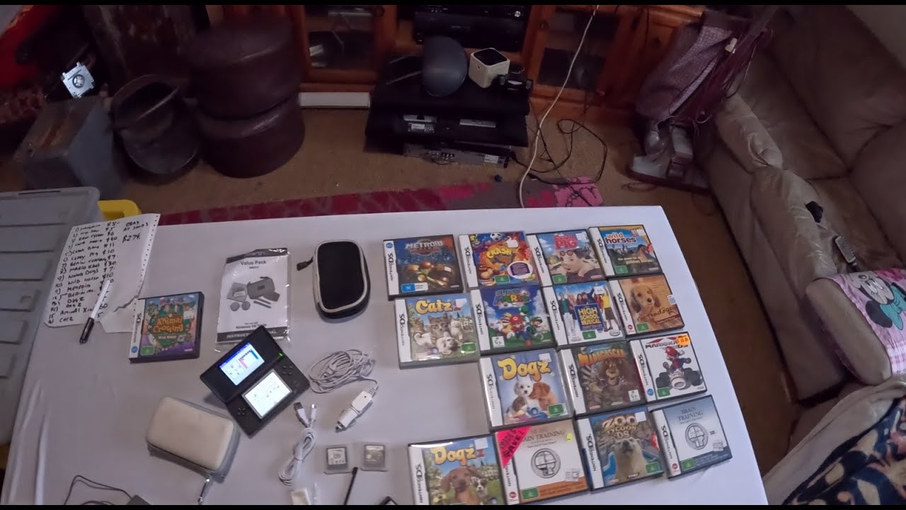 NINTENDO DS BULK GAMES AND CONSOLE BUY FROM THE MARKETS SUNDAY WHAT YOU THINK
