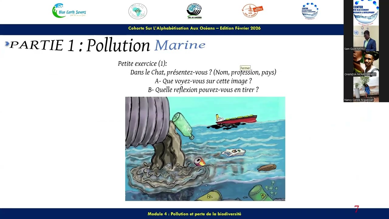 Module 4: Marine pollution and biodiversity loss