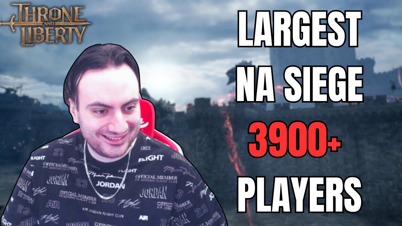 Winning The Largest NA Siege 3900+ Players I Throne & Liberty