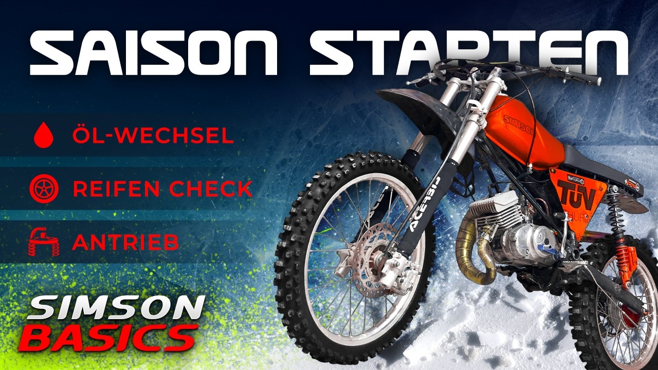 SAISON START - Service + Wartung | Simson Basics #3 | Moped aus dem Winterschlaf holen