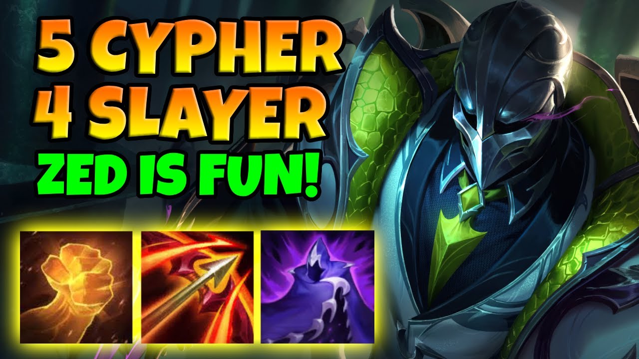 Cypher Slayers with Zed Carry!! TFT SET 14