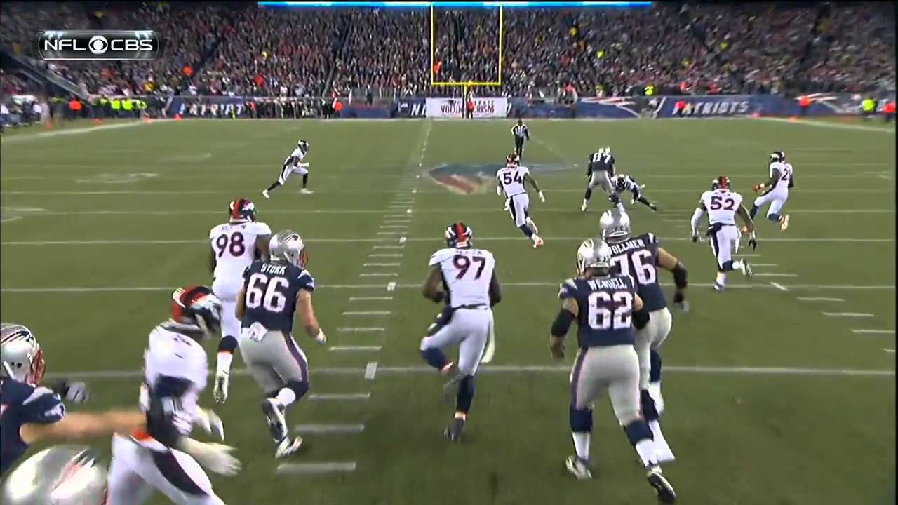 TJ Ward goes low on Gronk again