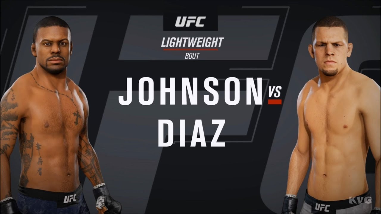 EA Sports UFC 3 - Michael Johnson vs Nate Diaz - Gameplay (HD) [1080p60FPS]