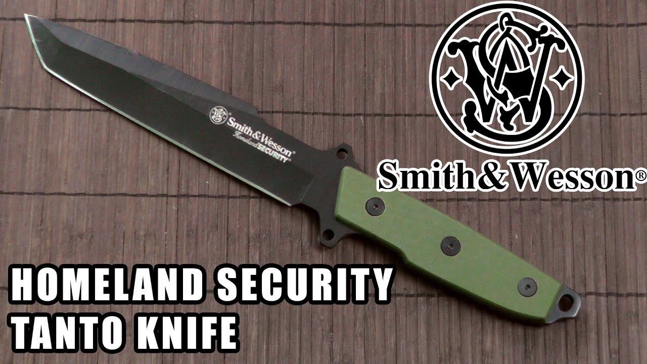 S&W Homeland Security tanto knife review