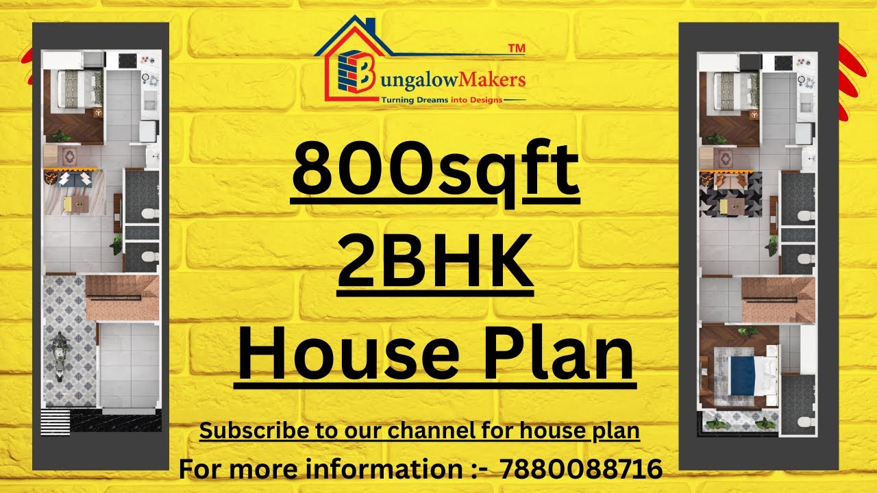 16x51 WestFacing HousePlan | 800 sqft G+1 Rental House Design with Shop & Parking | 1BHK + 2BHK Plan