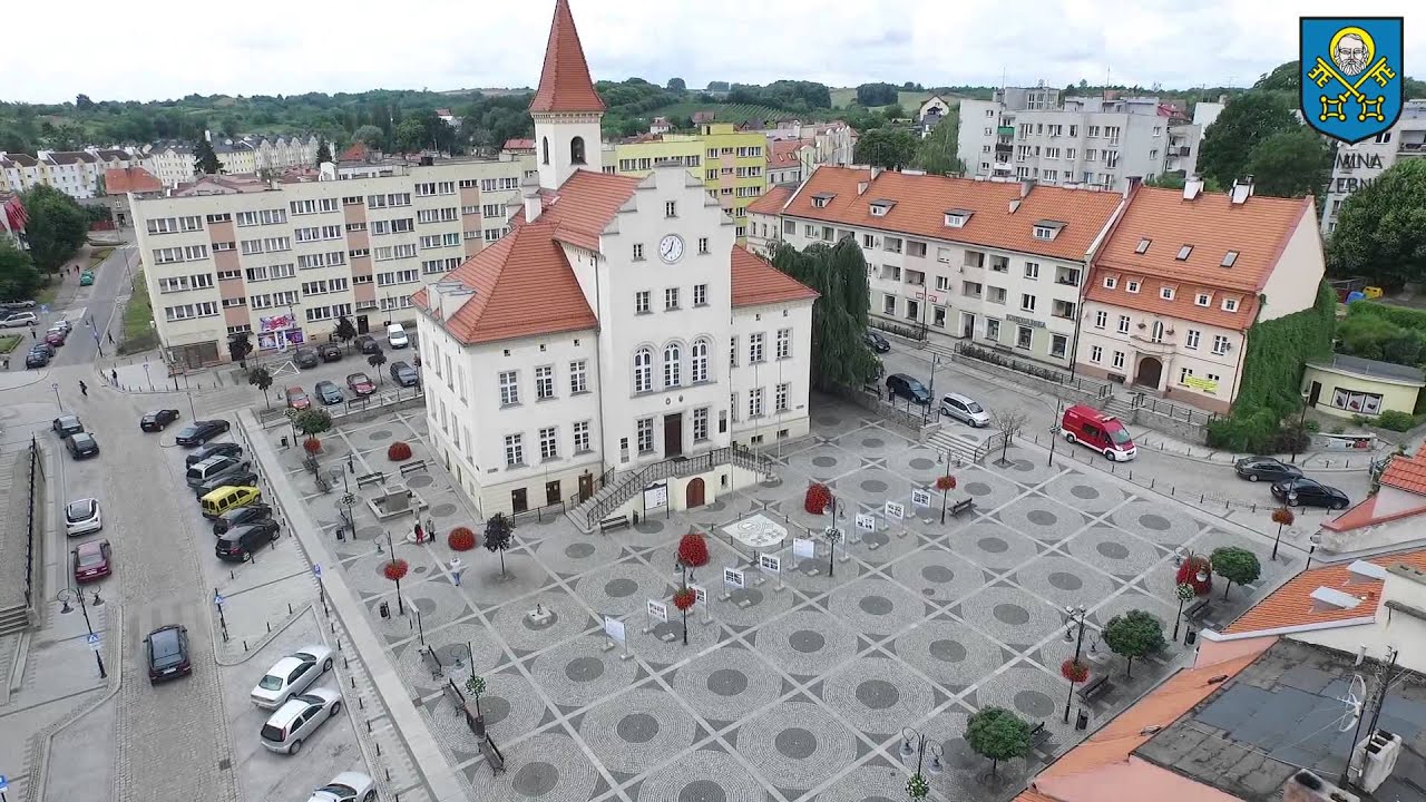 Trzebnica z lotu ptaka