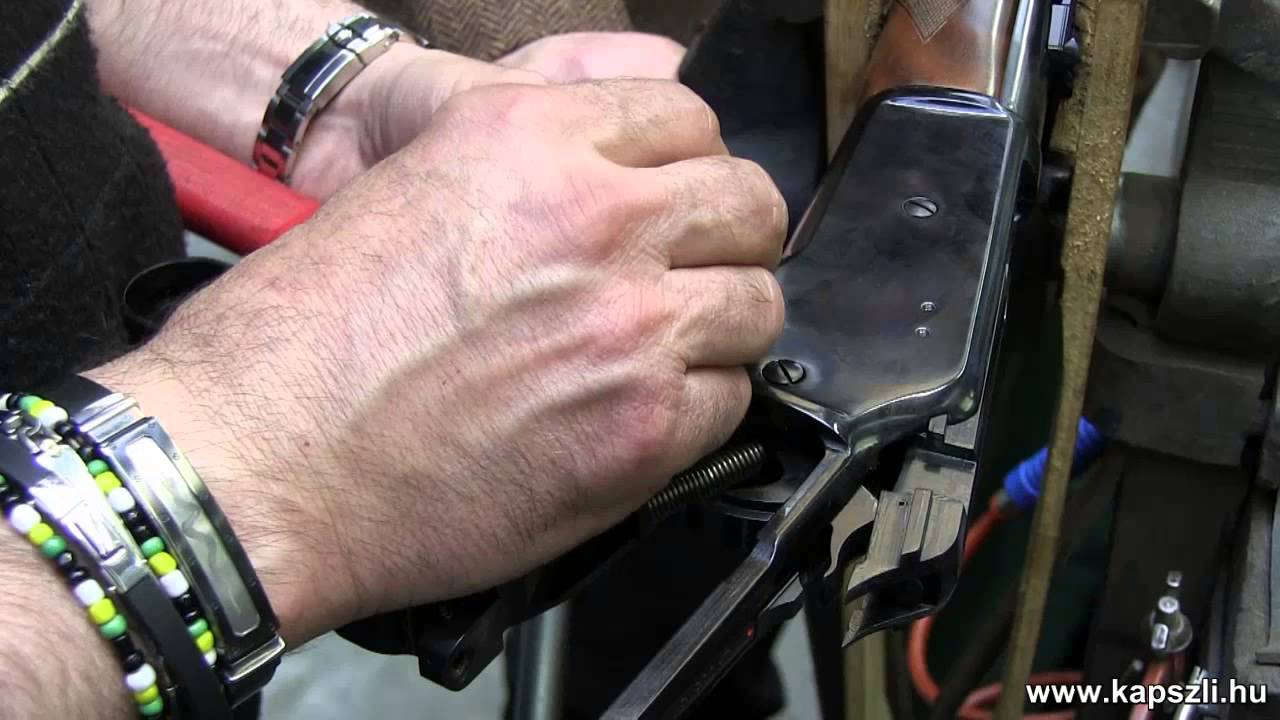Reassembly of the Pedersoli 1886/71 Lever Action rifle