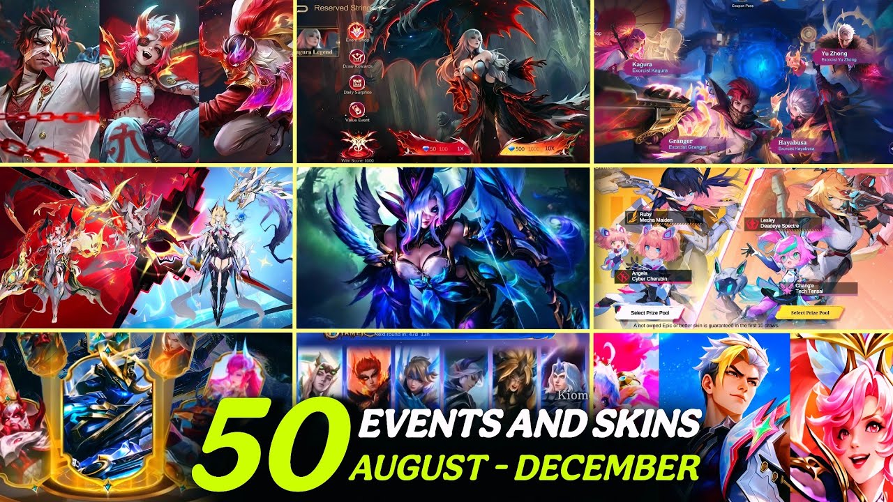 ALL 50+ Upcoming Events & Skin in August to December 2026 | Exorcist | Kagura Legend | Aspirant 