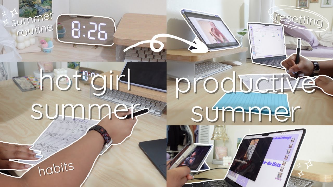 you’re going to have a productive hot girl summer & here’s how…