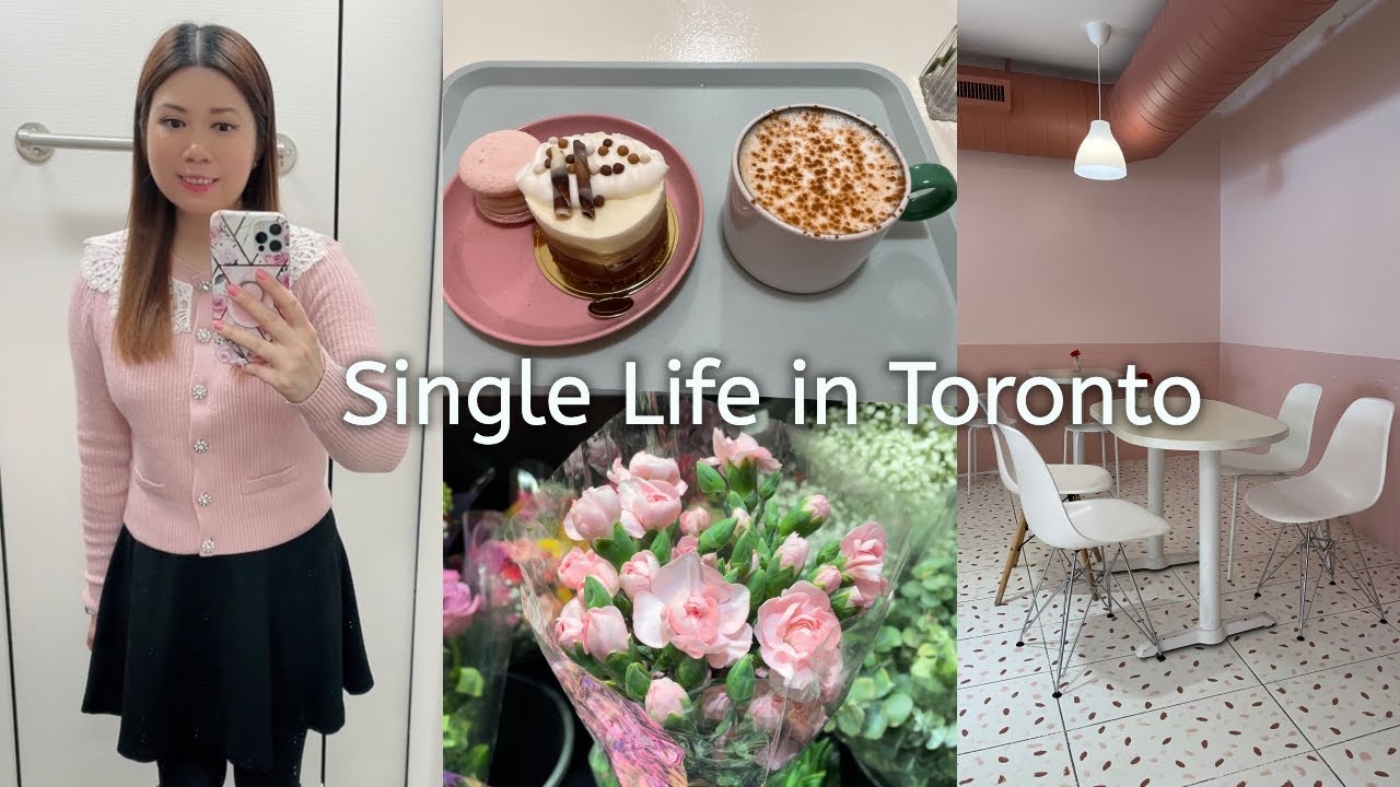 Life of a single woman in Canada 🇨🇦 | Solo date, making heart waffles, new skincare and makeup