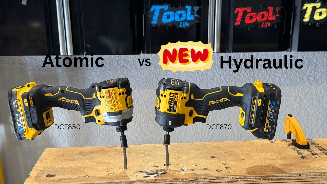 Can the New Dewalt Hydraulic Impact DCF870 out Perform  the Atomic DCF850.