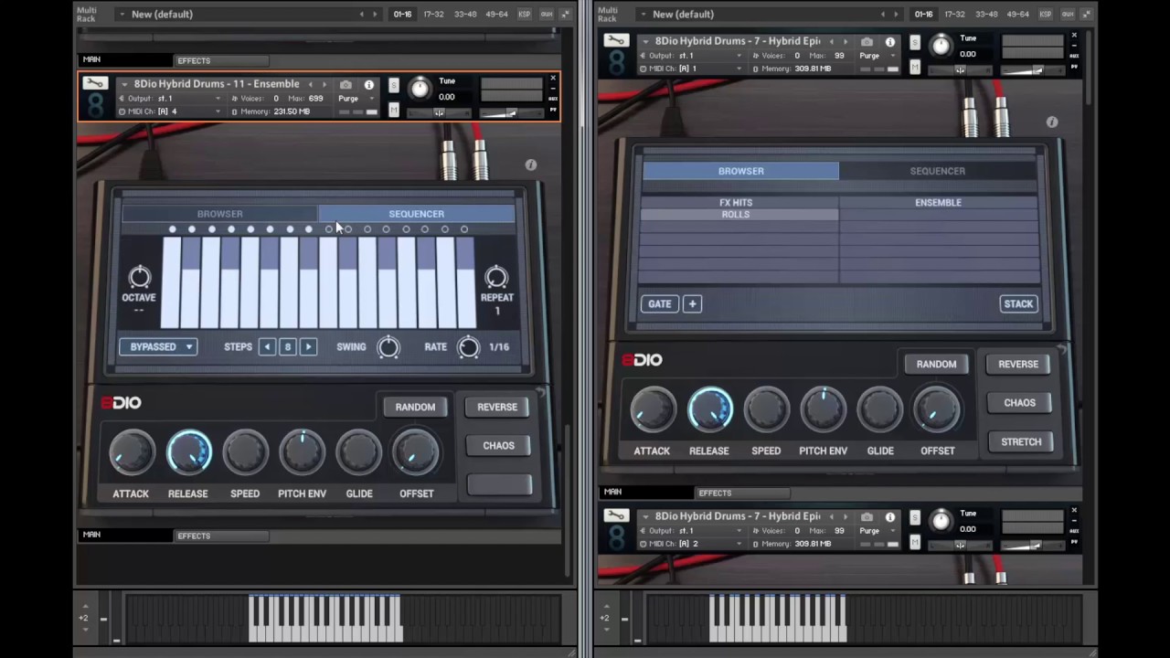 8Dio Hybrid Drums 8D8 Epic Cinematic Percussion