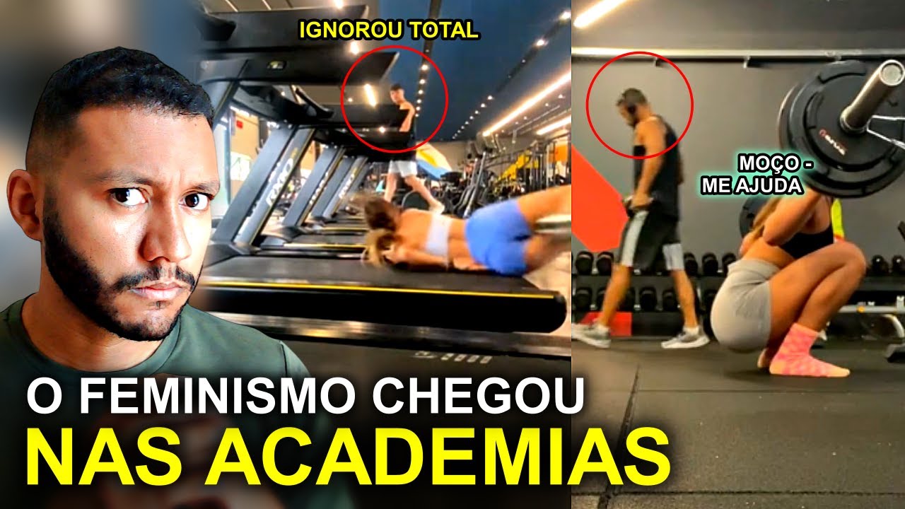 Os H0MENS já PARARAM de ajudar MULHƐRƐS nas academias
