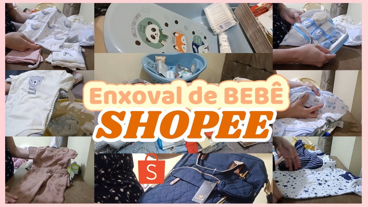 ENXOVAL DE BEBÊ COMPLETO NA SHOPEE  PREÇOS E SE VALE A PENA