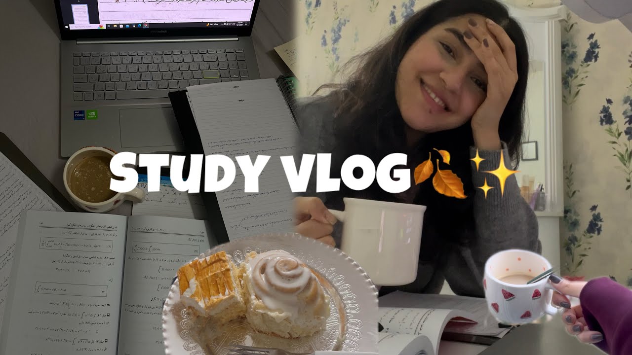 ولاگ درسی✨کل هفته درس خوندم برای امتحانا🦦📚