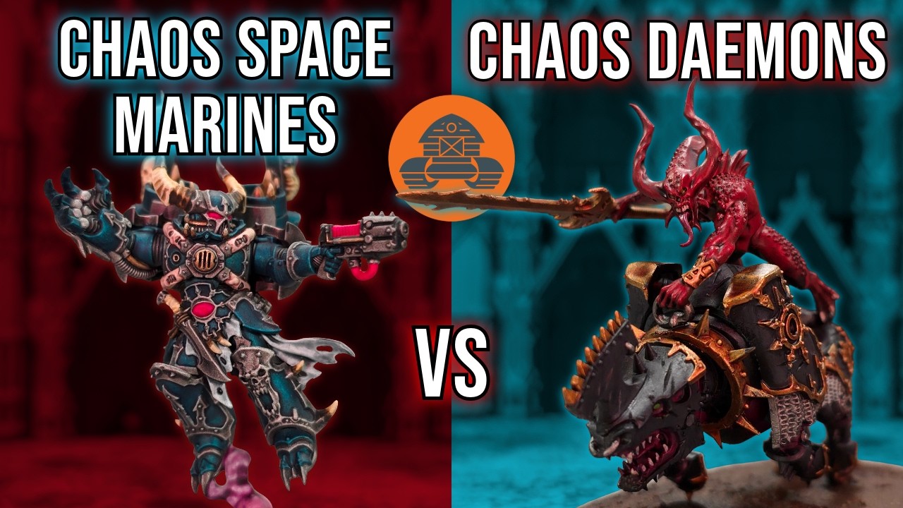 Chaos Space Marines vs Chaos Daemons | 11th Edition Warhammer 40k Battle Report
