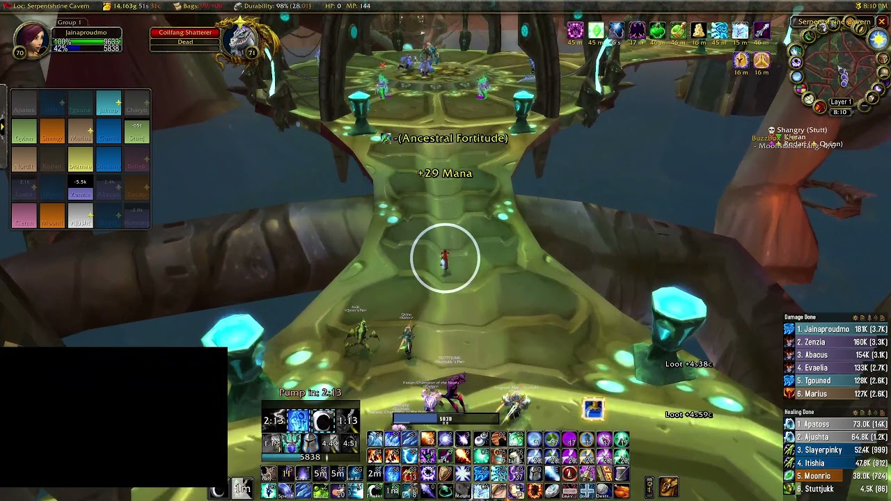 WoW TBC SSC Arcane Mage POV
