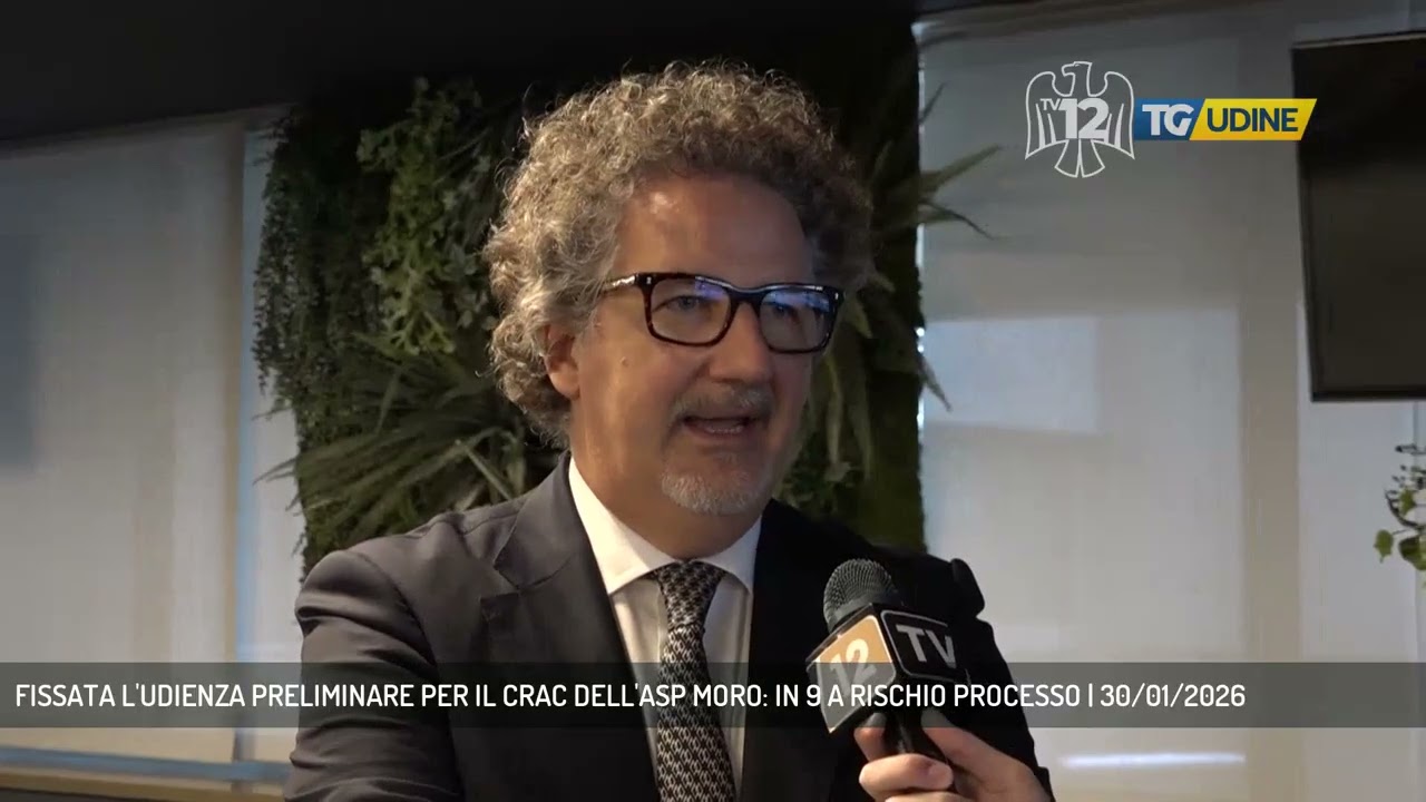 FISSATA L'UDIENZA PRELIMINARE PER IL CRAC DELL'ASP MORO: IN 9 A RISCHIO PROCESSO | 30/01/2026