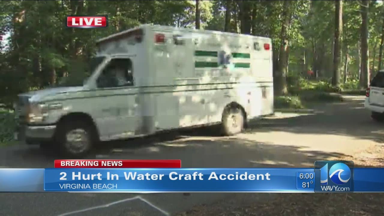 Jason Marks on scene of jet ski explosion