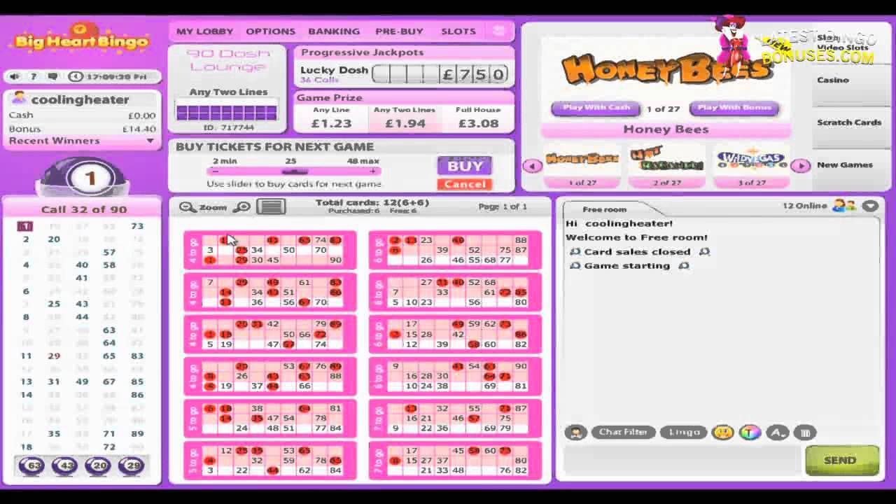 Big Heart Bingo - Video Review by Latest Bingo Bonuses