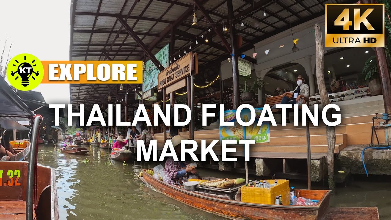 Explore THAILAND DAMNOEN SADUAK FLOATING MARKET / travel Southeast Asia Backpacking Asia Solo travel