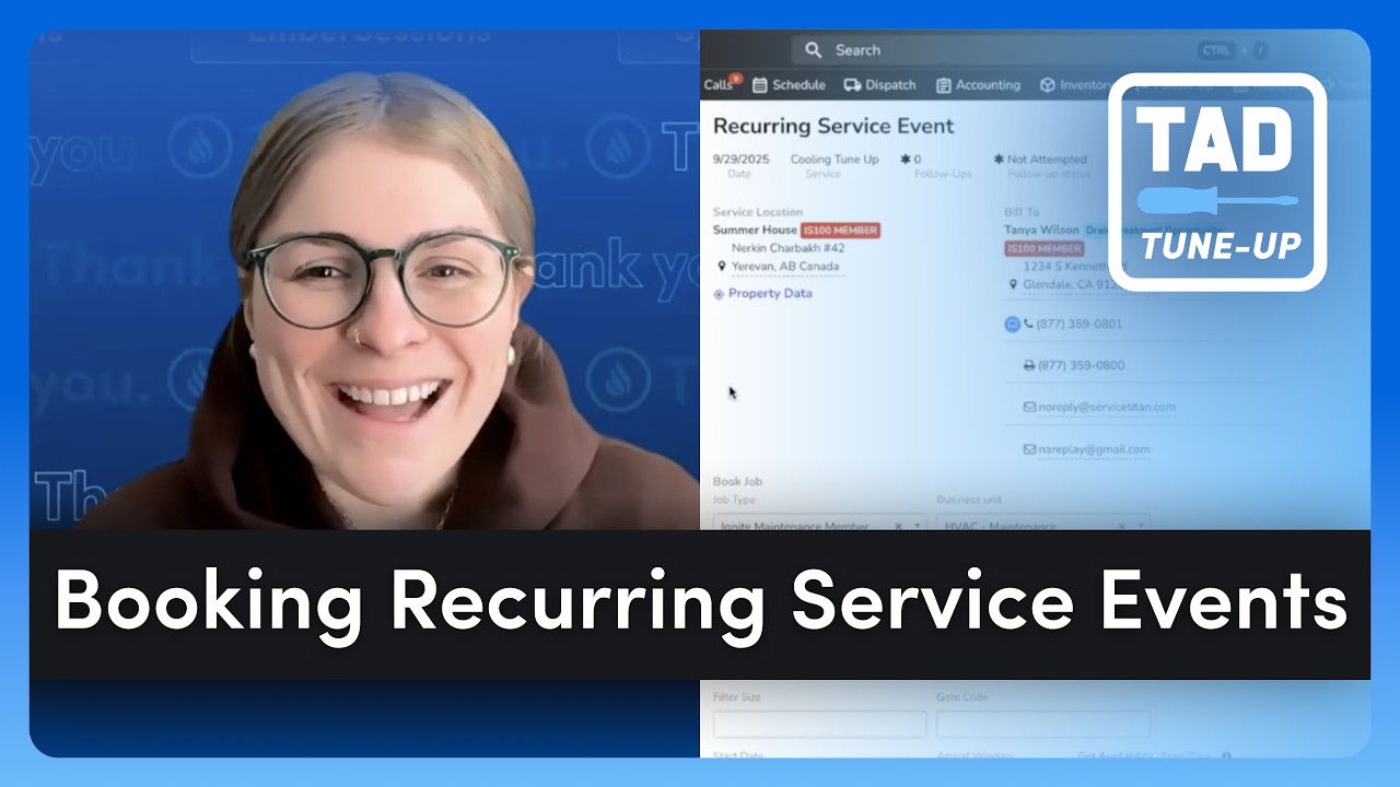 Maintain steady year-round revenue with Recurring Services in ServiceTitan