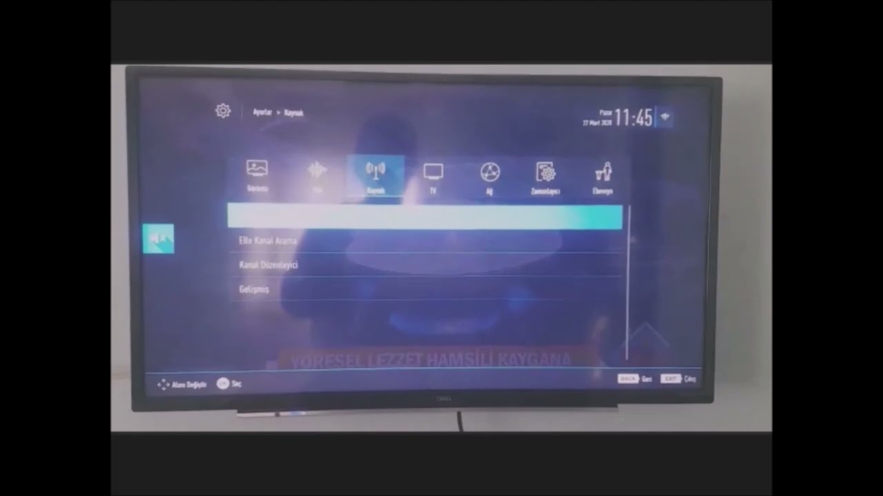 grundig tv kanal arama trt 1 TRT spor frekans ayarlama TRT 1 canlı yayın izle